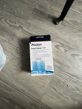 Aqueon Preset Heater 50W Compact Size Submersible Aquarium Heater